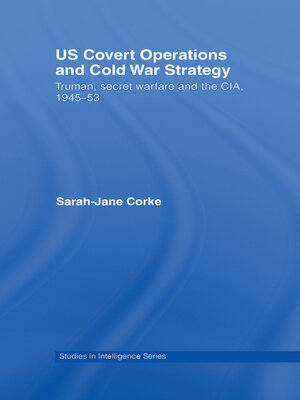 cover image of US Covert Operations and Cold War Strategy